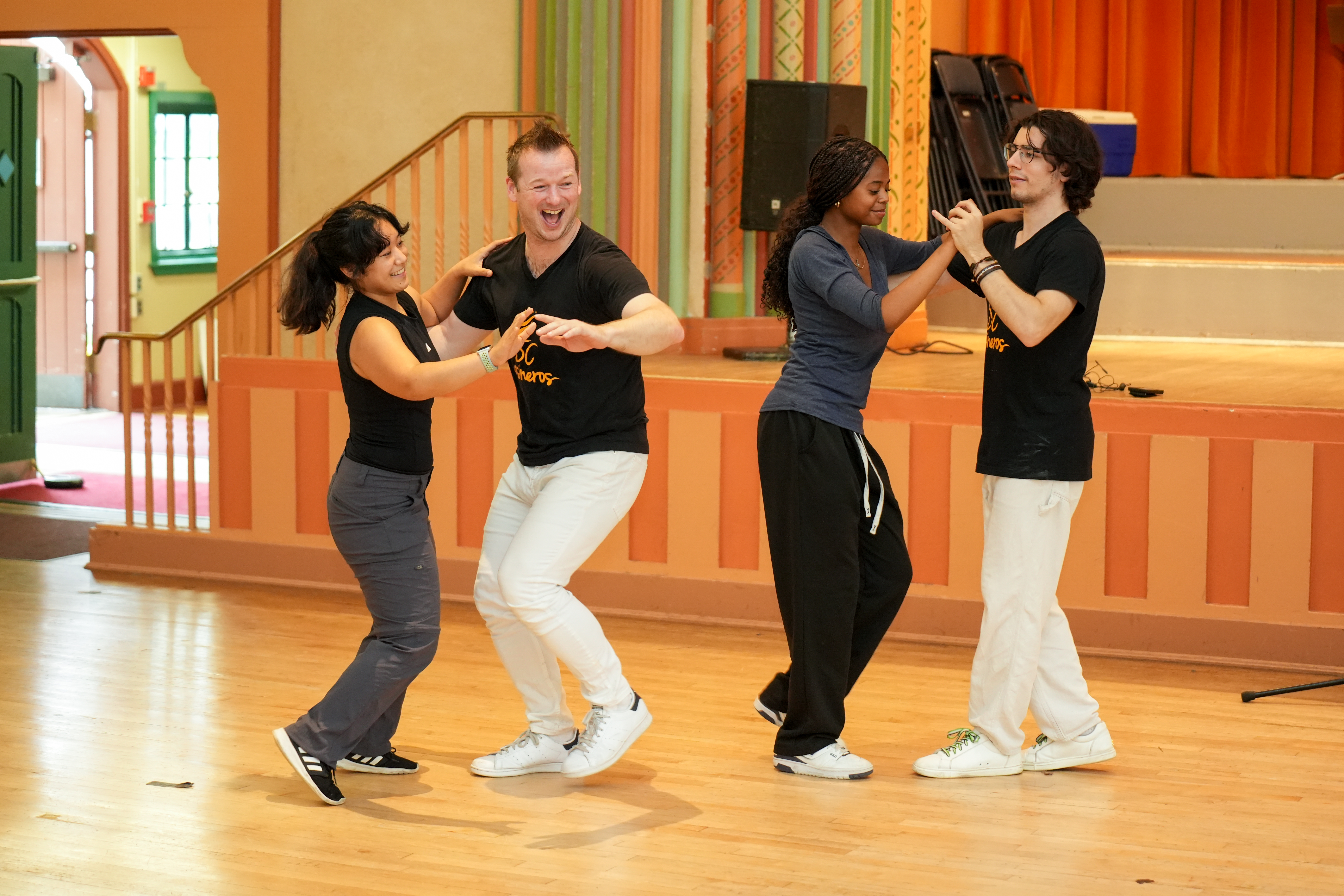 Dancers in a ballroom
