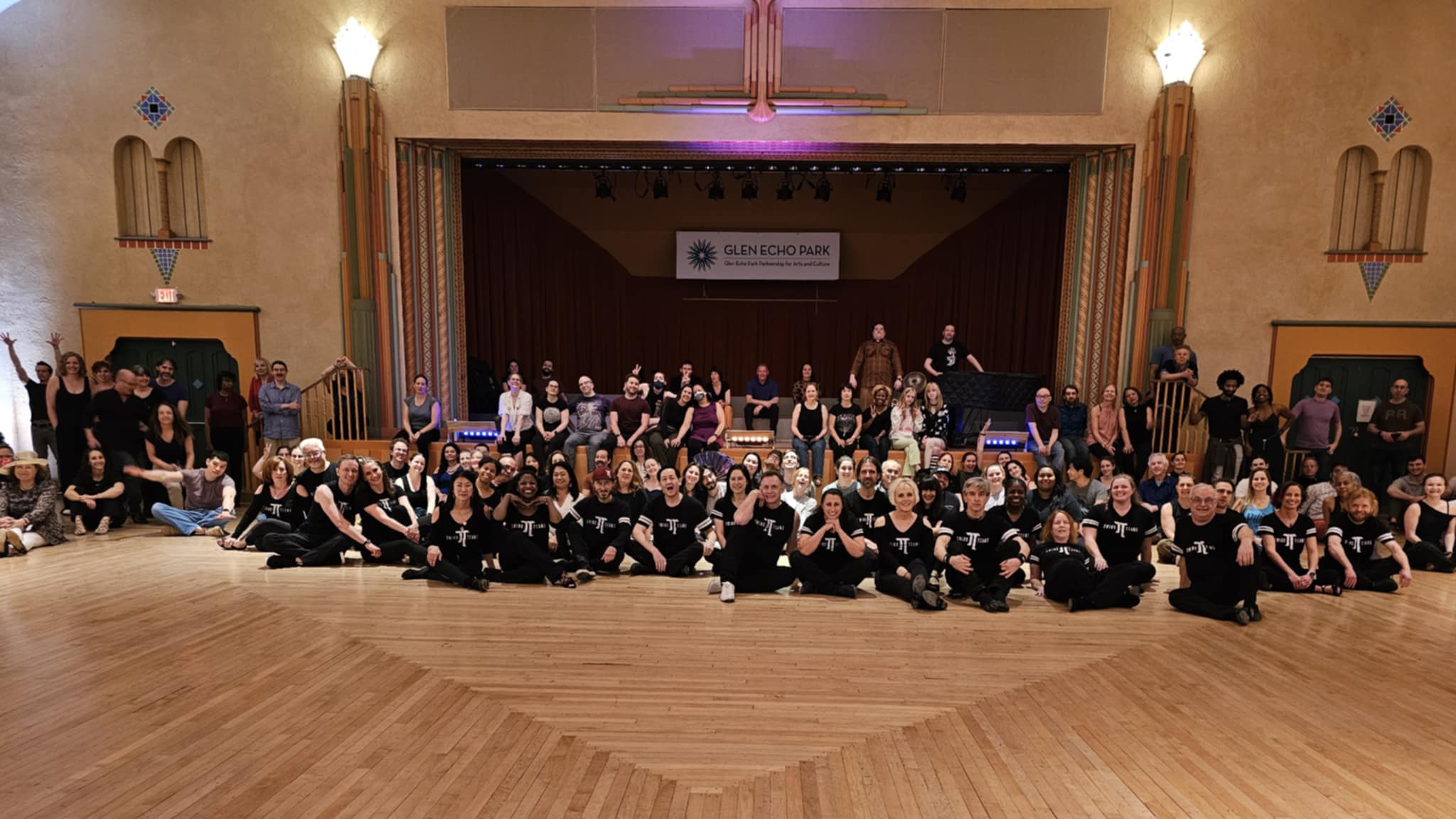 Dancers in a ballroom
