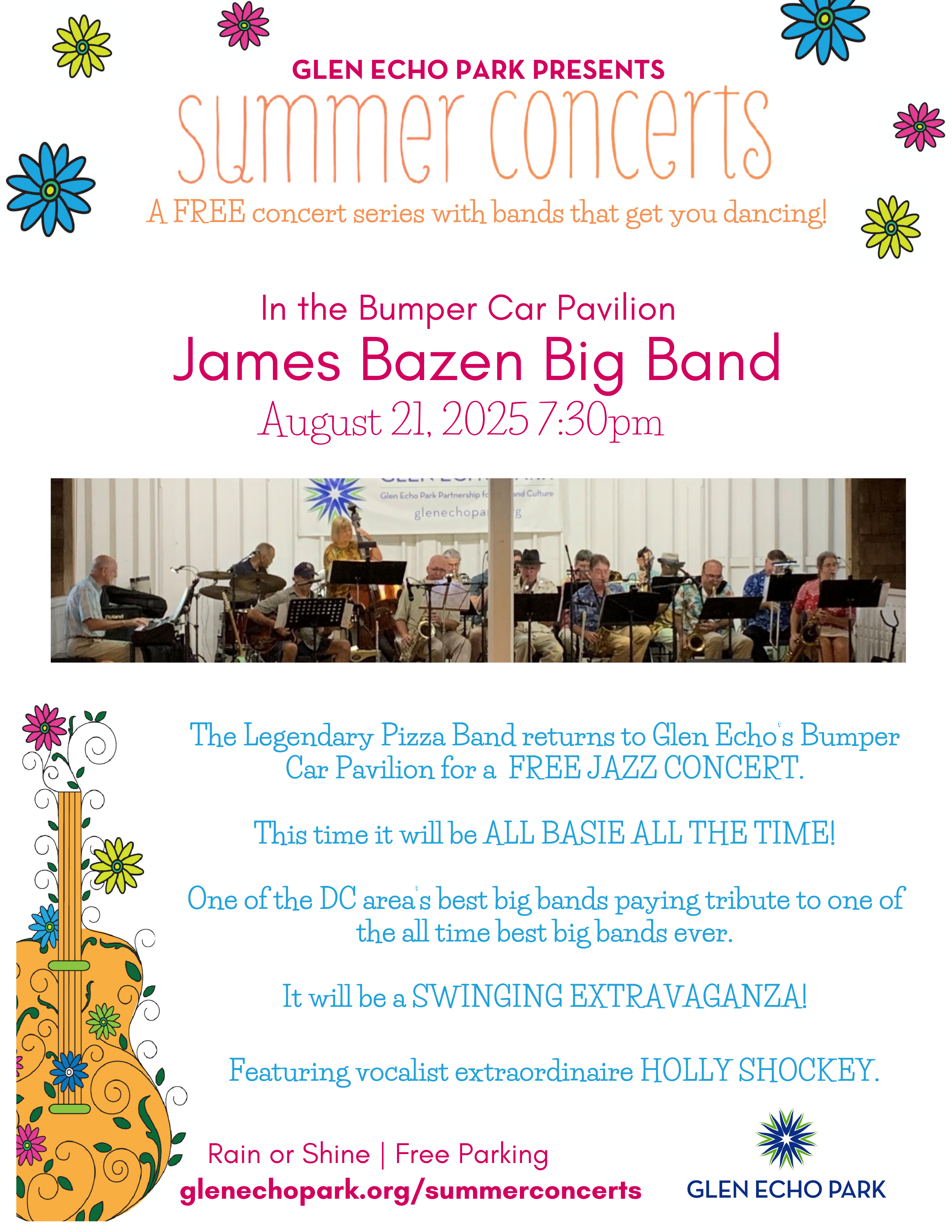 James Bazen Big Band with Summer Concerts logo