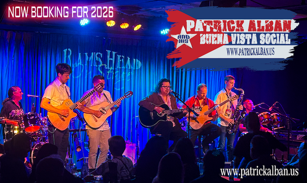 Patrick Alban band onstage