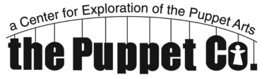 puppet co black and white logo