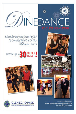 Dine and Dance flyer with 30 discount